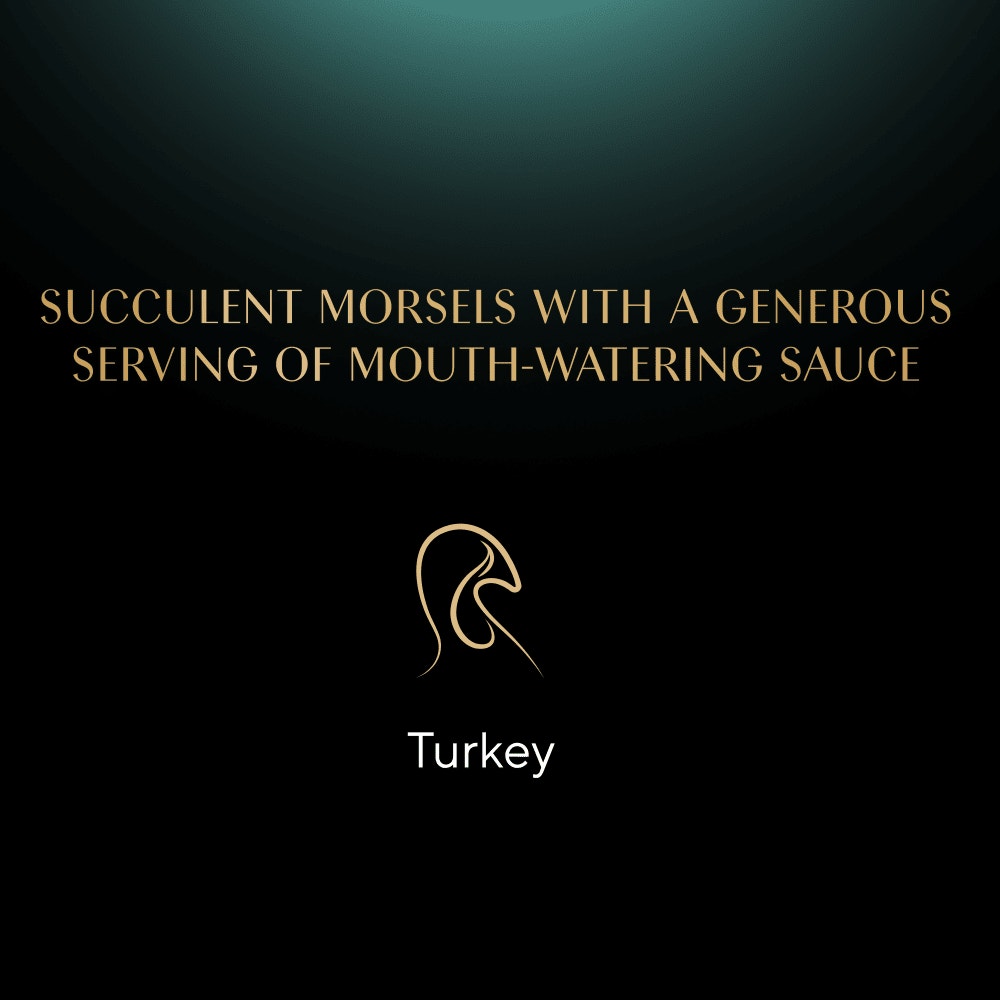 SHEBA® Sauce Collection Adult Cat Food with Turkey in White Sauce 85g Tray - 4