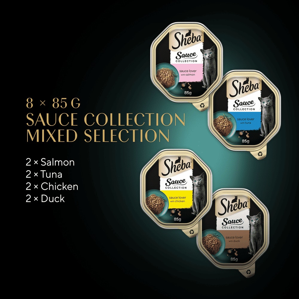 SHEBA® Sauce Collection Mixed Selection 8 & 32 x 85g - 6
