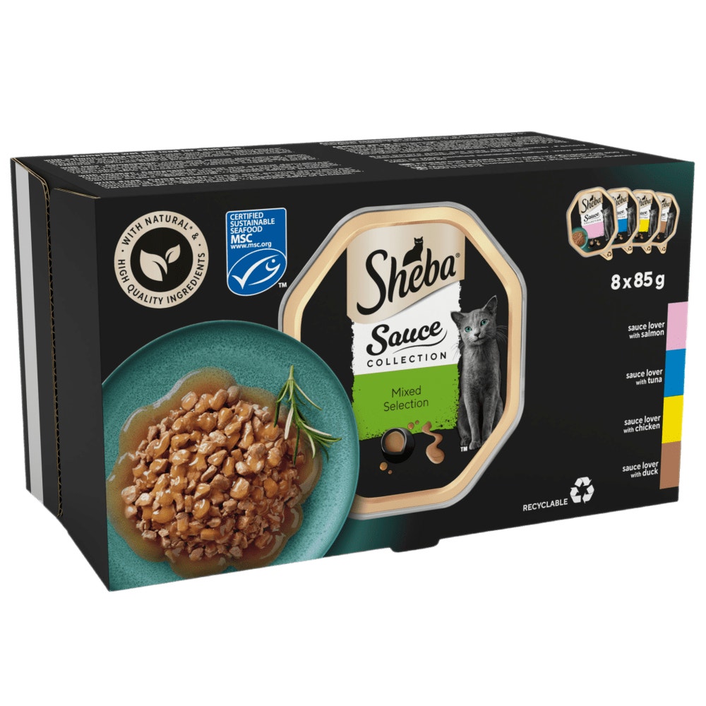 SHEBA® Sauce Collection Mixed Selection 8 & 32 x 85g - 1
