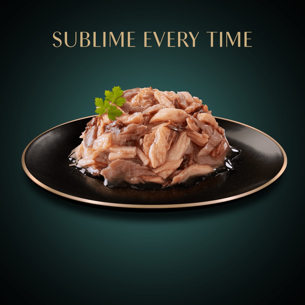 SHEBA Filets Adult Wet Cat Food With Chicken & Tuna in gravy 60g Tray - 2