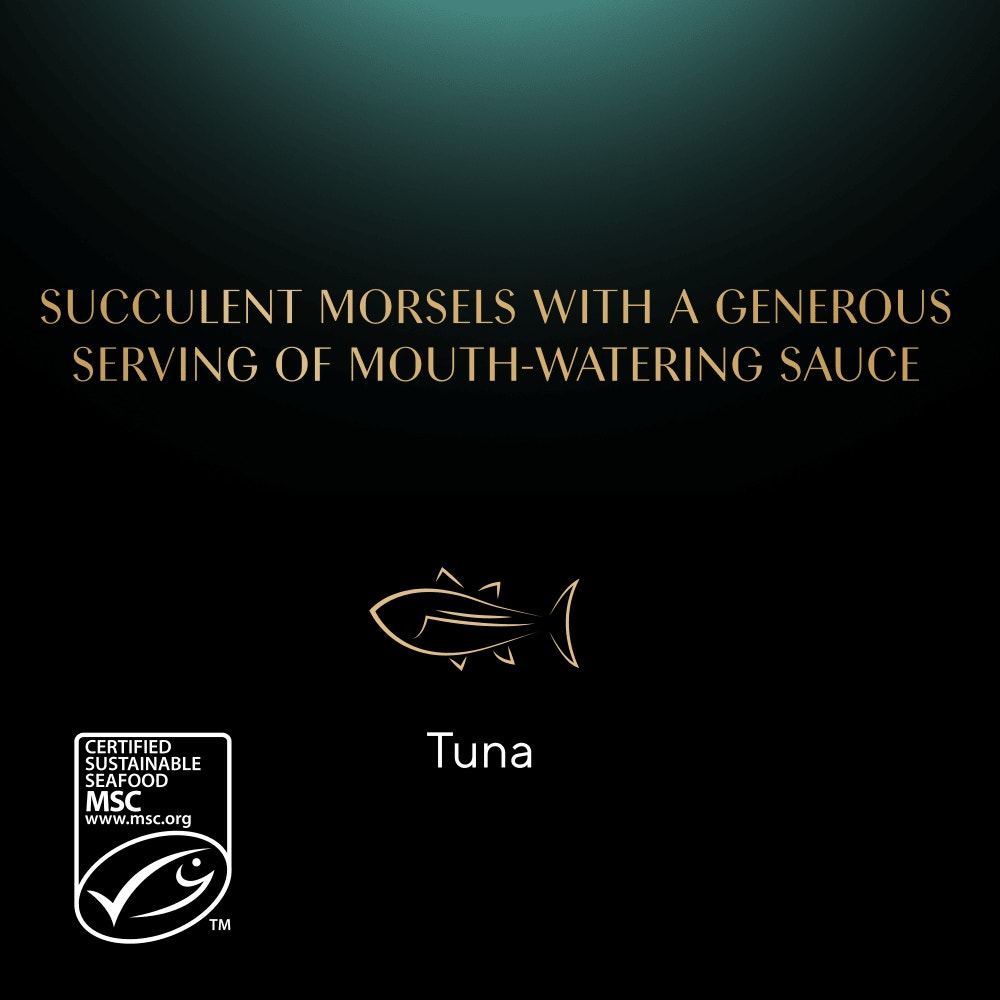 SHEBA® Sauce Collection Adult Wet Cat Food Sauce Lover with Tuna 85g Tray - 4