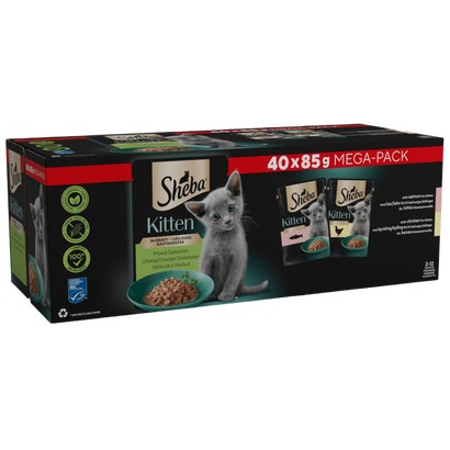 Mixed Selection Kitten Food in Gravy