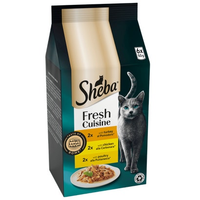 Fresh Cusine Taste of Rome Wet Cat Food Poultry in Gravy Pouch