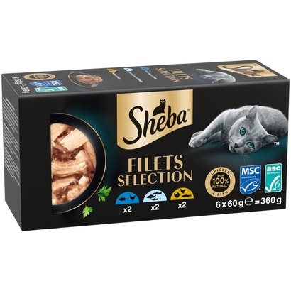 Filets with Tuna & Chicken, Whitefish, Poultry & Salmon in Gravy