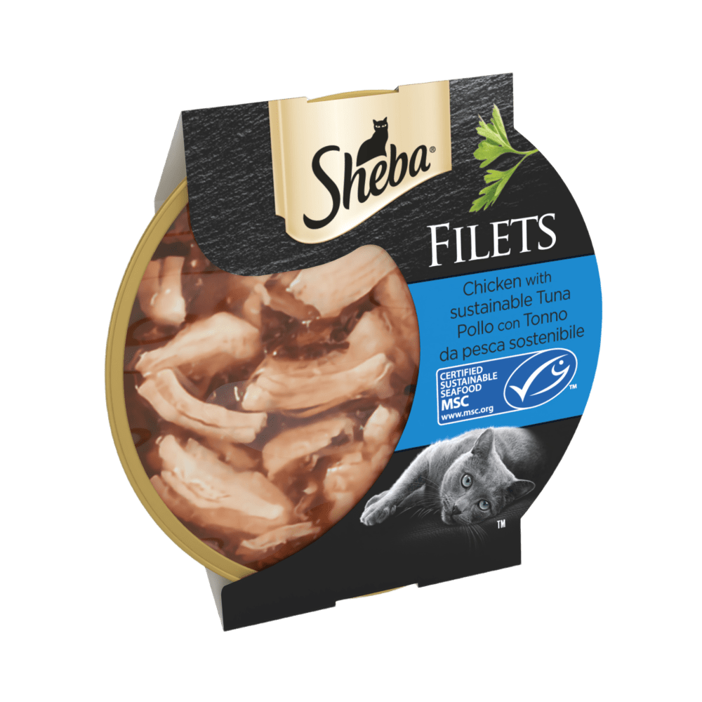 Fillets with Chicken and Tuna in Gravy